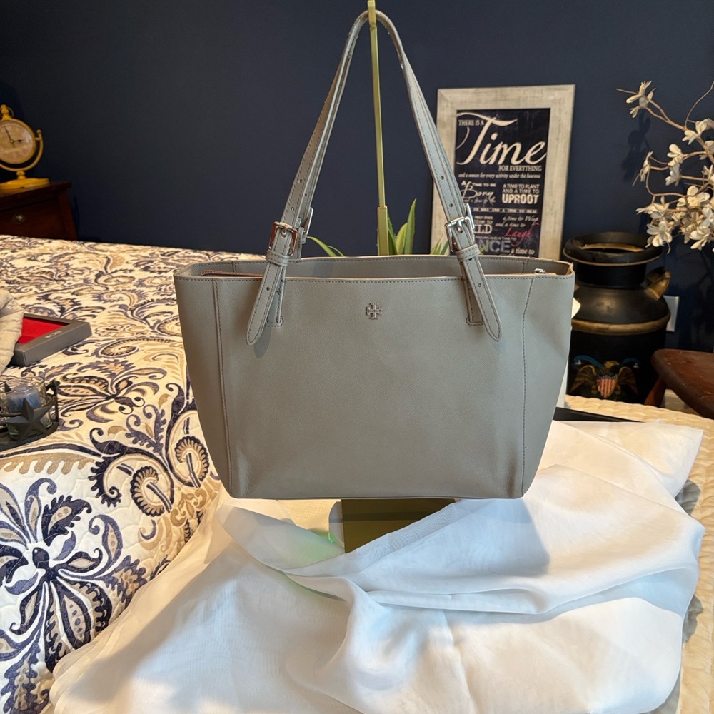 Tory Burch Leather Tote - Picture 17 of 17